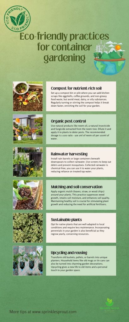 eco friendly container gardening for nutrient rich soil