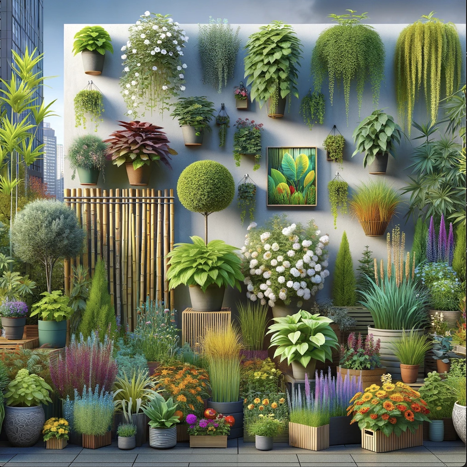 best and unusual urban gardening plants
