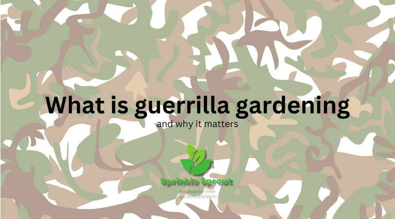 guerilla urban gardening and why it matters